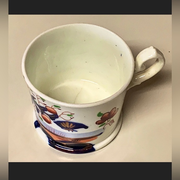 Cherry Tree Pattern Orange Copper Rust Lustre Gaudy Welsh Child’s Mug - Picture 7 of 10